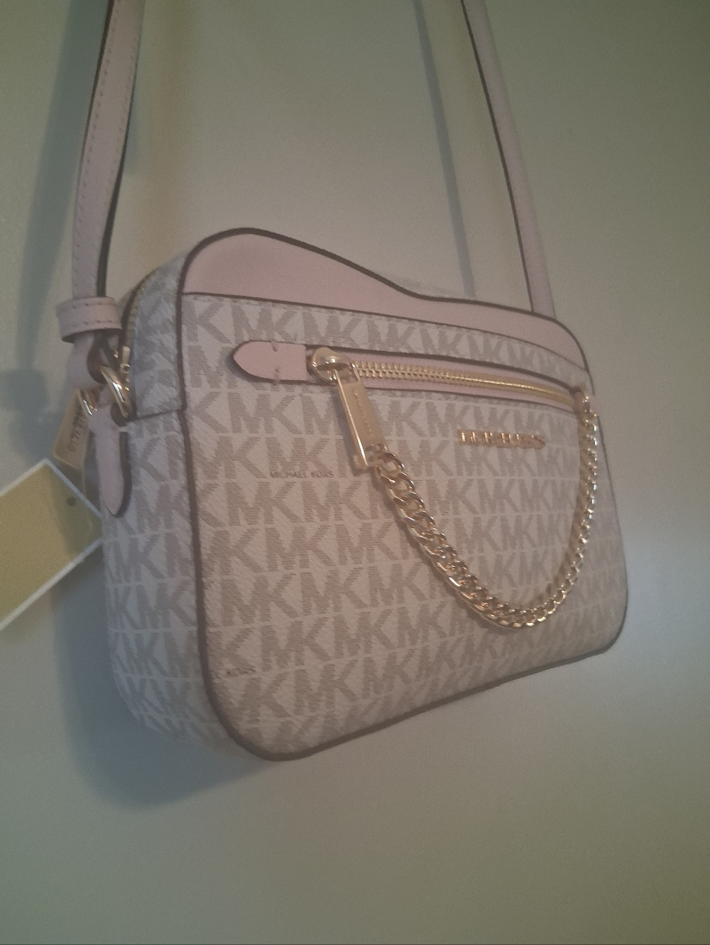 Michael Kors Jet Set Large Logo Crossbody Bag - Picture 11 of 14